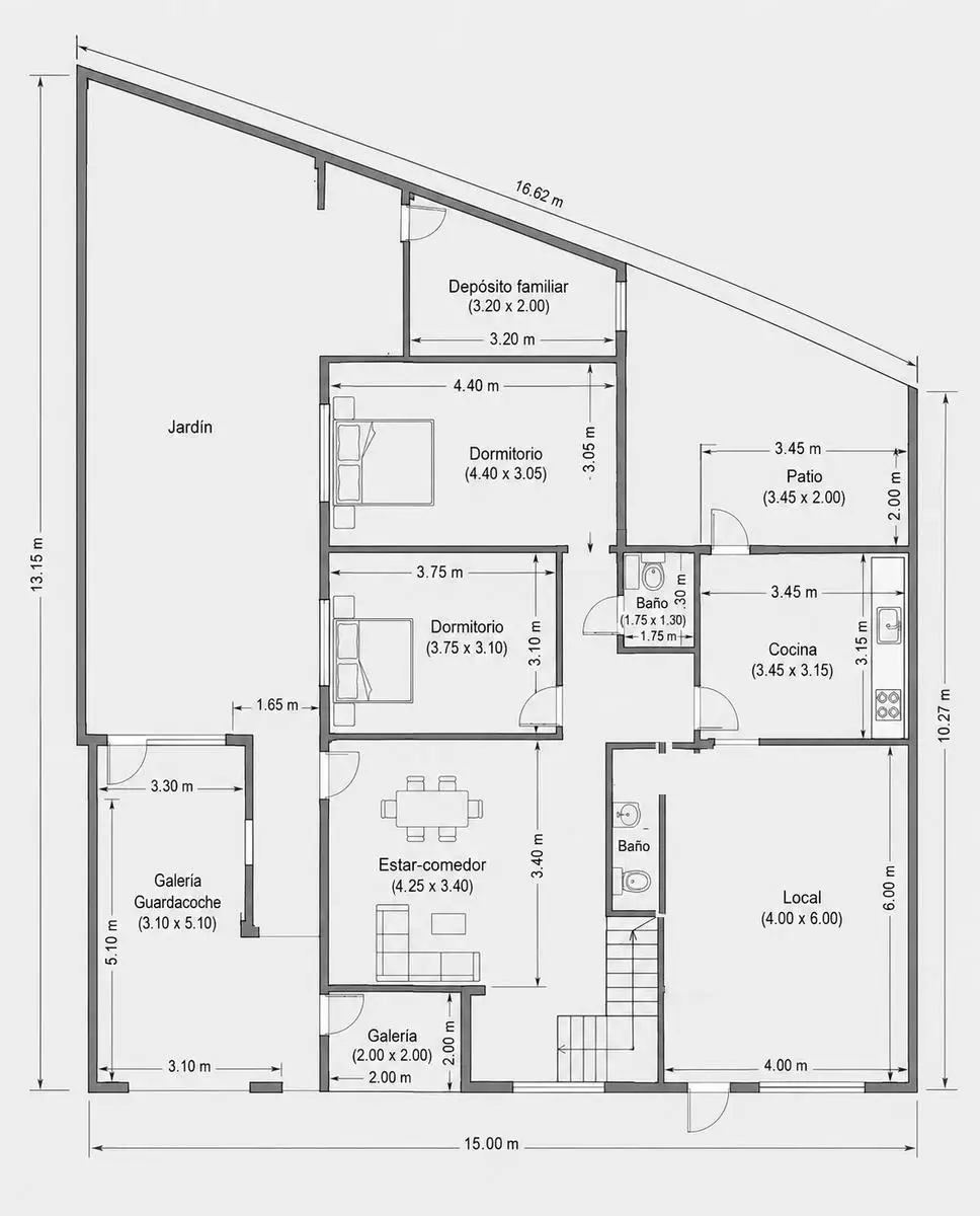 Plano de la propiedad 1