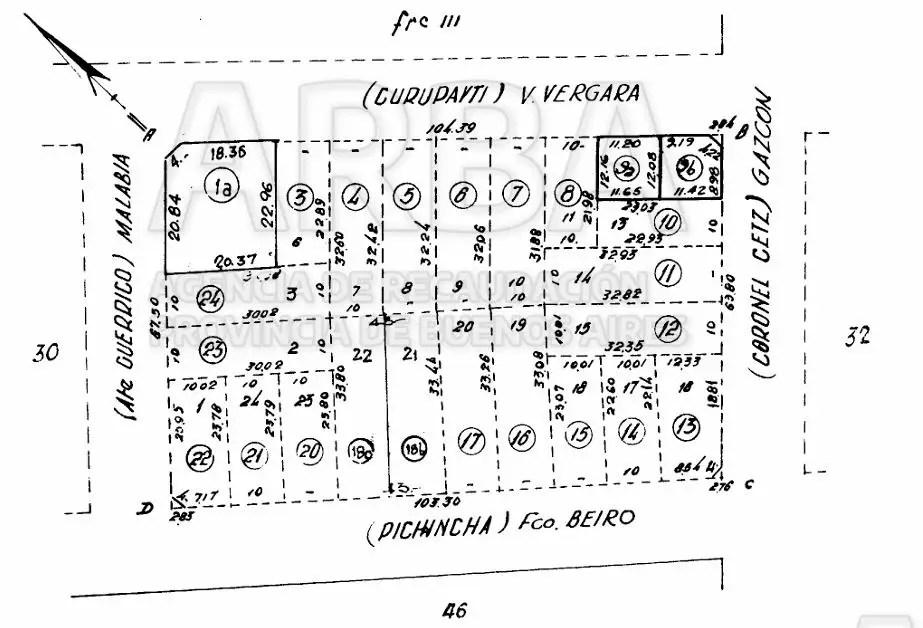 Plano de la propiedad 1